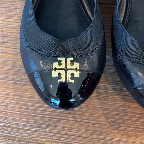 Tory Burch Jolie Black Ballet Flats - Picture 4 of 15